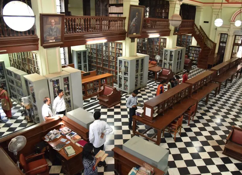 Additional library view showing study and reading space